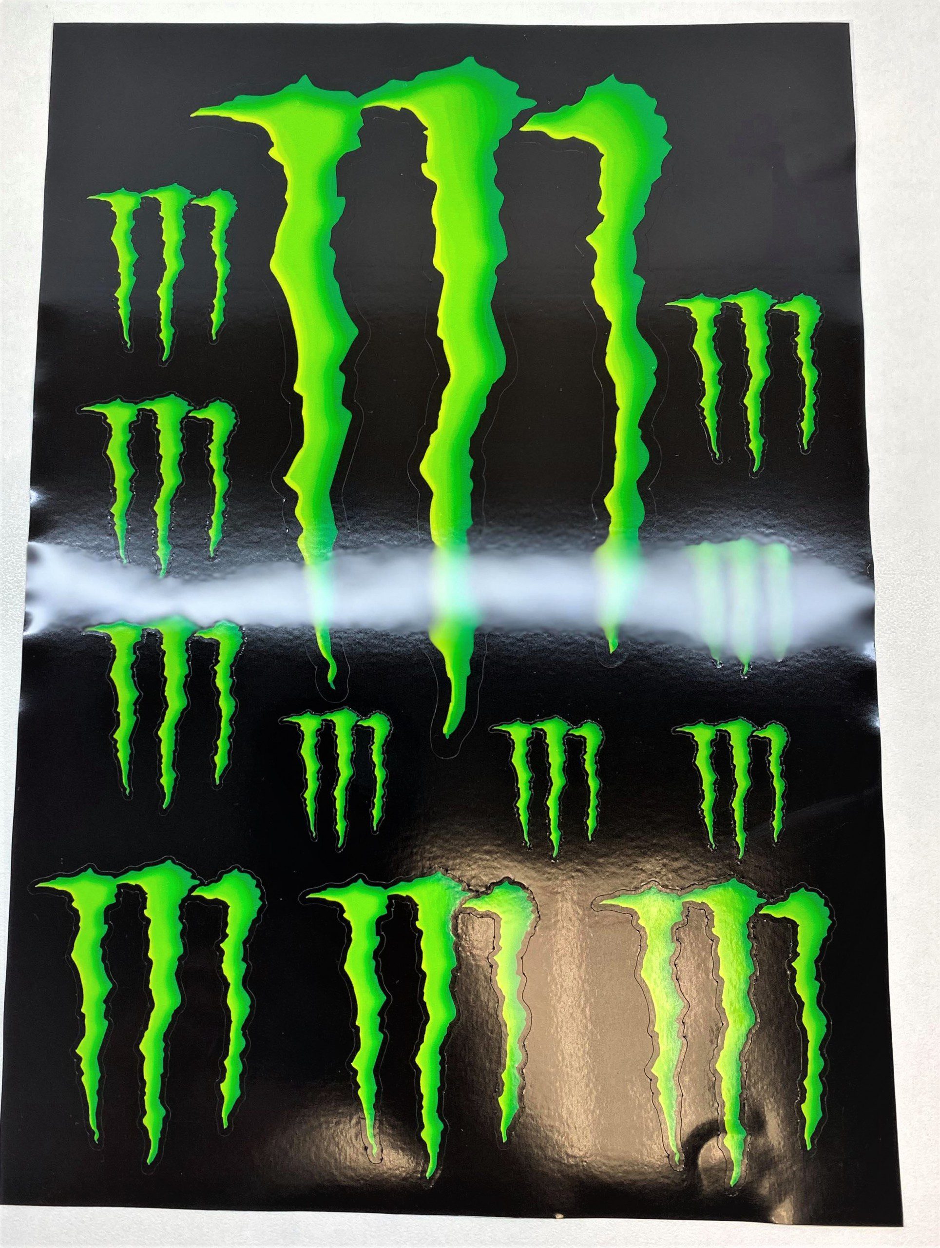 Planche Stickers Monster Energy 